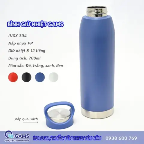 Bình giữ nhiệt xanh dương 700ml