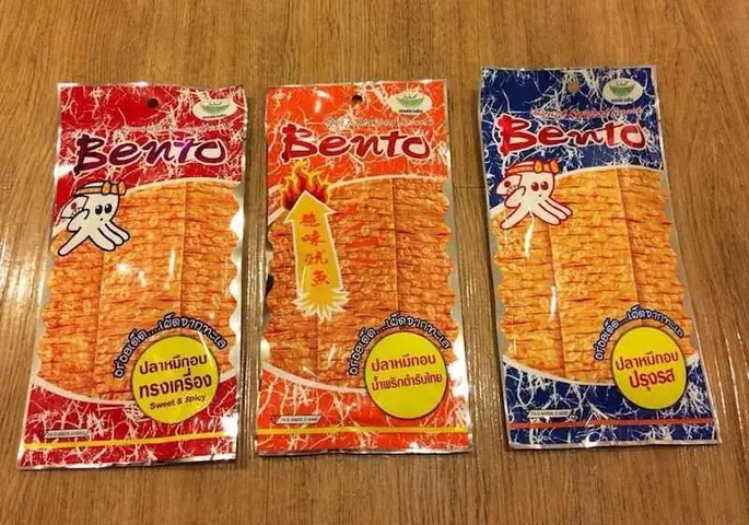 4. Mực khô Bento Thái Lan cay nồng