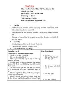 Giáo Án Nặn Quà Tặng Bạn: Hướng Dẫn Từng Bước Sáng Tạo