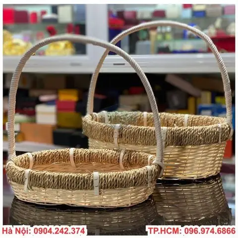 Giỏ tre đựng quà