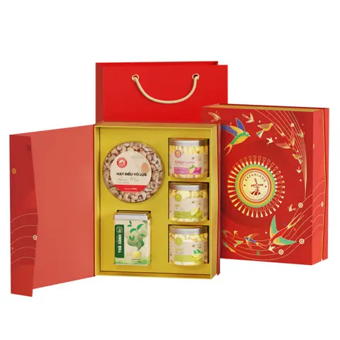 mẫu hộp quà tết sang trọng Combo Harmony (6)
