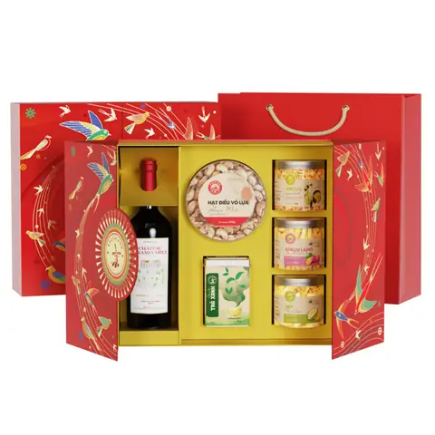 mẫu hộp quà tết sang trọng Combo Harmony (2) mẫu hộp quà tết sang trọng Combo Harmony (2)