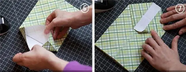 Bước 3: Tạo nếp phần đáy túi quà