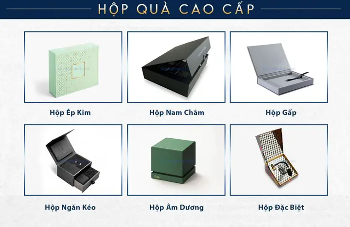 Hộp Đựng Quà Cao Cấp: Nâng Tầm Giá Trị Món Quà Của Bạn