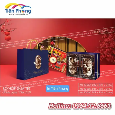 Hộp đựng quà Tết có sẵn: Lựa chọn thông minh cho mùa lễ hội