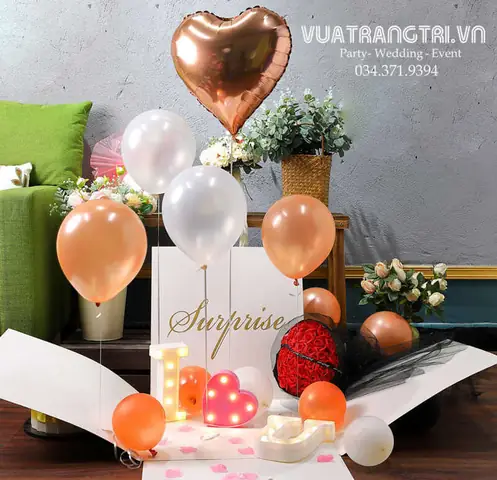 Hộp Quà Sinh Nhật Bóng Bay: Hướng Dẫn Chọn Và Tự Làm Độc Đáo