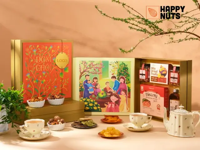 Gợi ý các mẫu hộp quà Tết hạt dinh dưỡng tại Happy Nuts Gợi ý các mẫu hộp quà Tết hạt dinh dưỡng tại Happy Nuts
