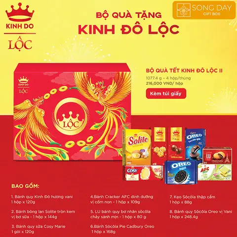 hộp quà tết kinh đô