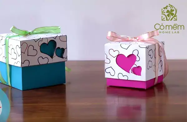2.5. Làm quà 20/10 với hộp quà handmade
