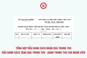 Tổng Hợp Mẫu Danh Sách Tặng Quà Tết Chu Đáo Cho Mọi Đối Tượng