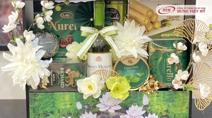 Giỏ quà biếu Tết đẹp, ý nghĩa
