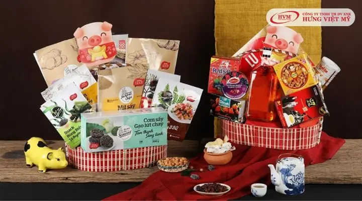 Giỏ quà bánh kẹo cao cấp