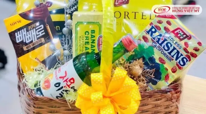 Giỏ quà Tết ngọt ngào