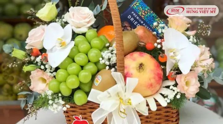 Giỏ quà biếu Tết đẹp, ý nghĩa