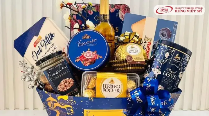 Giỏ quà bánh kẹo cao cấp