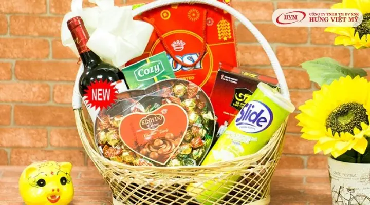 Giỏ quà bánh kẹo cao cấp
