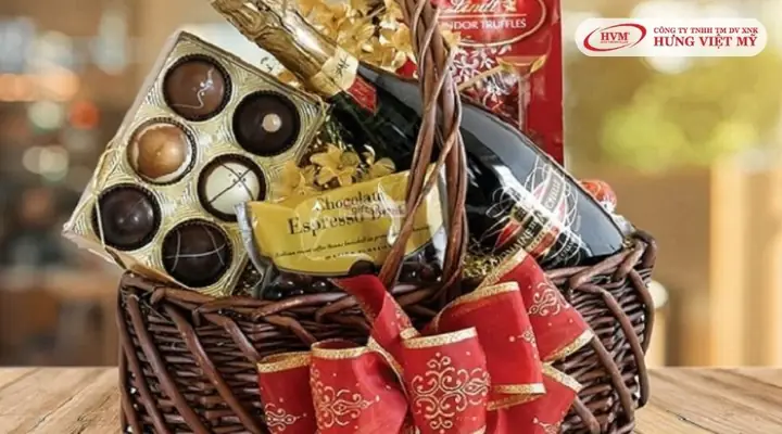 Giỏ quà biếu Tết đẹp, ý nghĩa