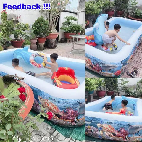 3.Bể bơi phao đại dương INTEX 58485 (305*183cm)