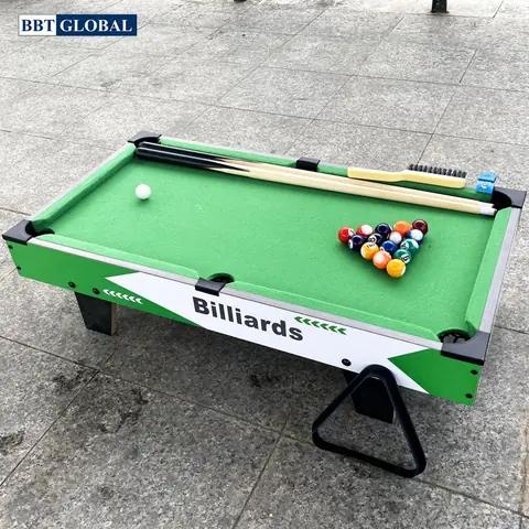 4. Đồ chơi bàn Bida bằng gỗ để bàn cỡ lớn 70cm cho bé 2663