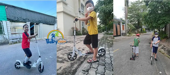 6. Xe trượt scooter chịu lực KM988