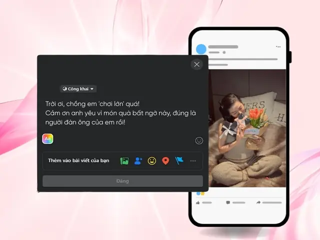 STT khoe quà 20/10 chồng tặng