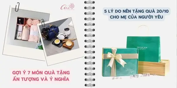 Quà 20/10 Tặng Mẹ Và Người Yêu: Gợi Ý Chọn Quà Tinh Tế Nhất