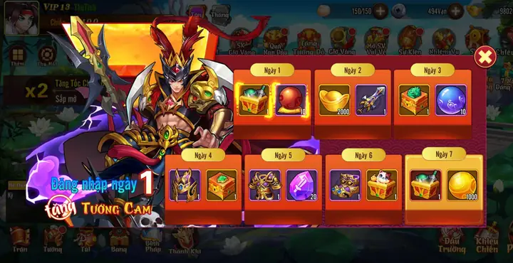 Quà 7 Ngày Danh Tướng 3Q: Tổng Hợp Chi Tiết Phần Thưởng Quà 7 Ngày Danh Tướng 3Q: Tổng Hợp Chi Tiết Phần Thưởng