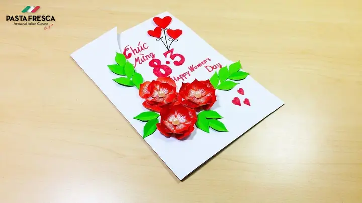 Tự làm thiệp handmade tặng mẹ ngày 8/3