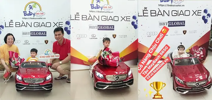 Xe ô tô điện cho bé gái - Siêu xe cho cả bé trai và bé gái
