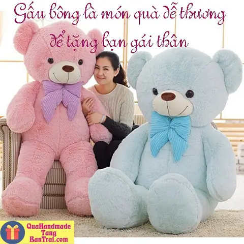 Gấu bông dành tặng sinh nhật bạn gái thân