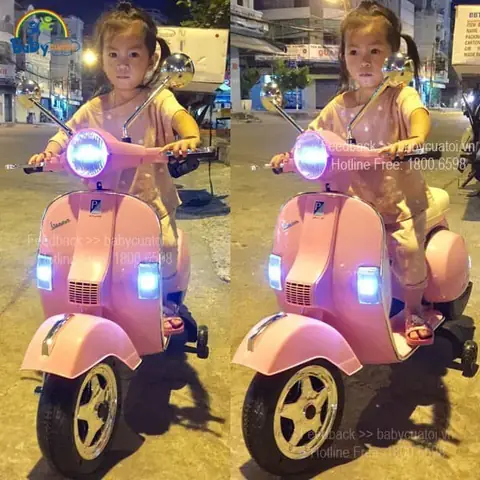 Xe máy điện trẻ em Vespa BBT-6116