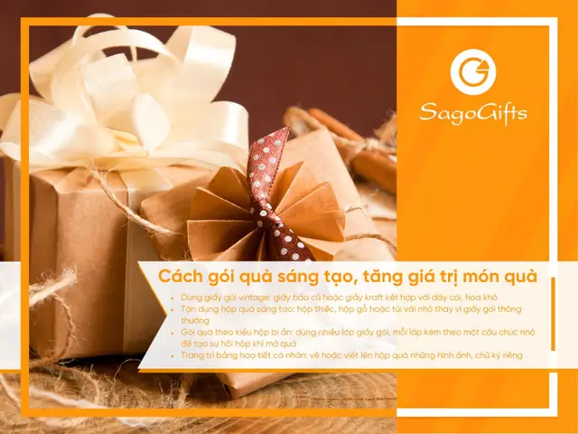 Gợi ý cách gói quà sáng tạo để tăng giá trị món quà
