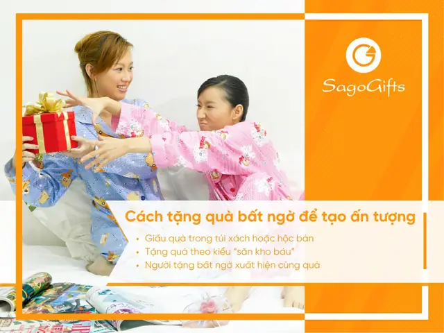 Cách tặng quà bất ngờ để tạo ấn tượng đặc biệt