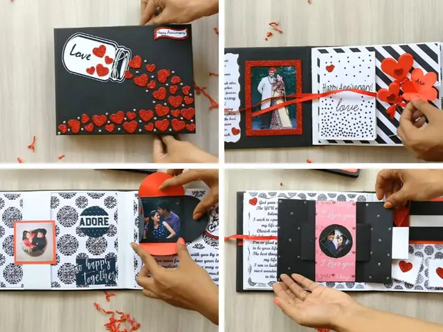 Scrapbook lưu giữ kỷ niệm tình yêu