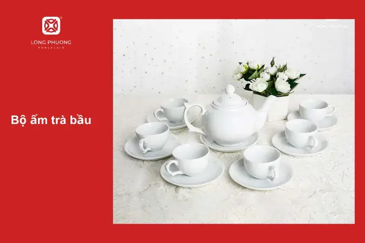 Bộ ấm trà bầu