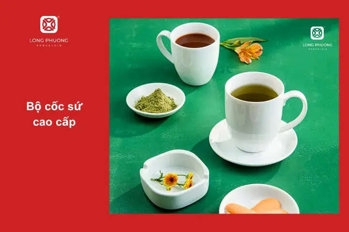 Bộ cốc sứ cao cấp