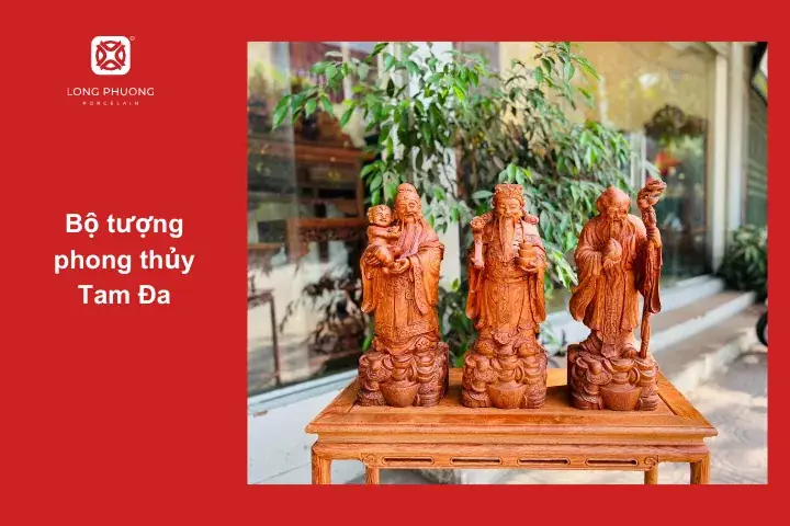 Bộ tượng phong thủy Tam Đa