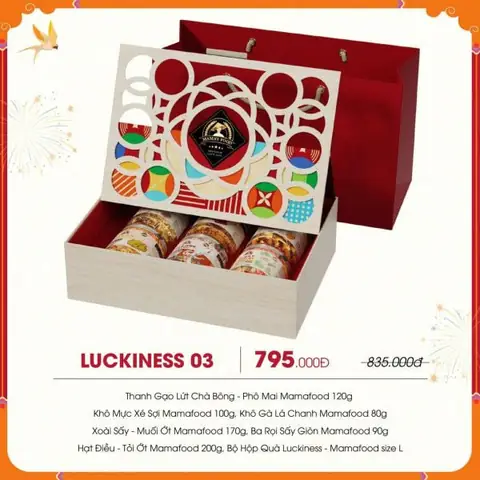 Hộp quà tết Luckiness tại Cone