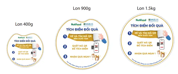 Tổng hợp quà tặng hấp dẫn từ sữa Nutifood
