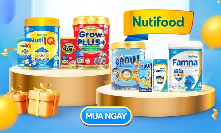 Tổng hợp quà tặng hấp dẫn từ sữa Nutifood