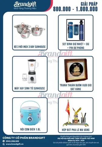 Quà tặng Đại hội Mặt trận Tổ quốc: Hướng dẫn chi tiết & gợi ý phù hợp