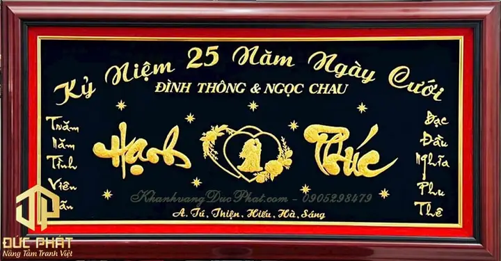 Gợi ý quà tặng đám cưới bạc: Chọn gì cho 25 năm hạnh phúc?