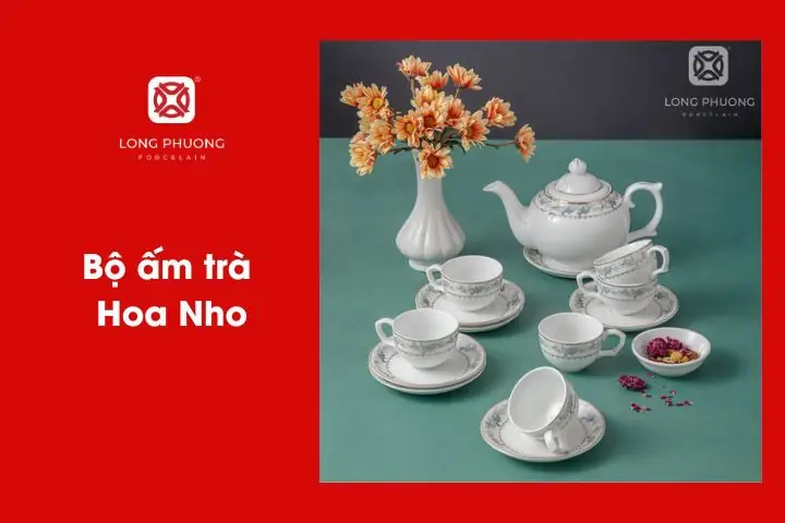 2.1.2 Bộ ấm trà hoa nho