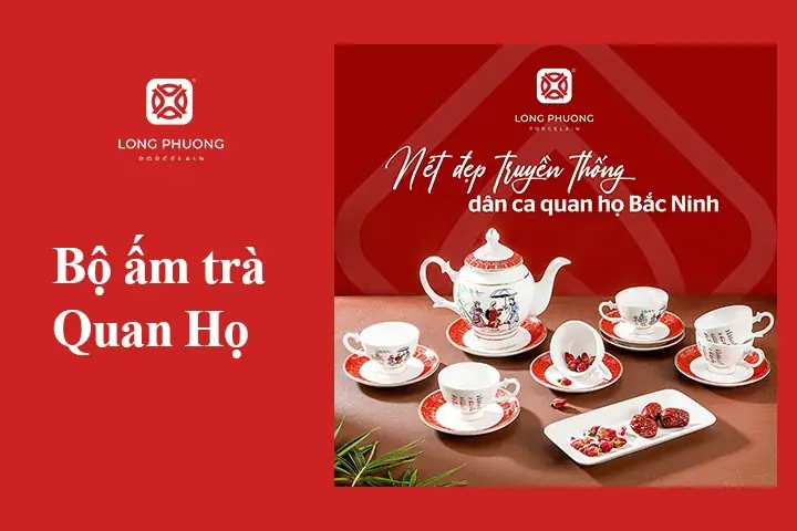3.3 Bộ ấm trà Quan Họ