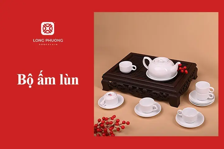2.1.4 Bộ ấm trà nắp lùn