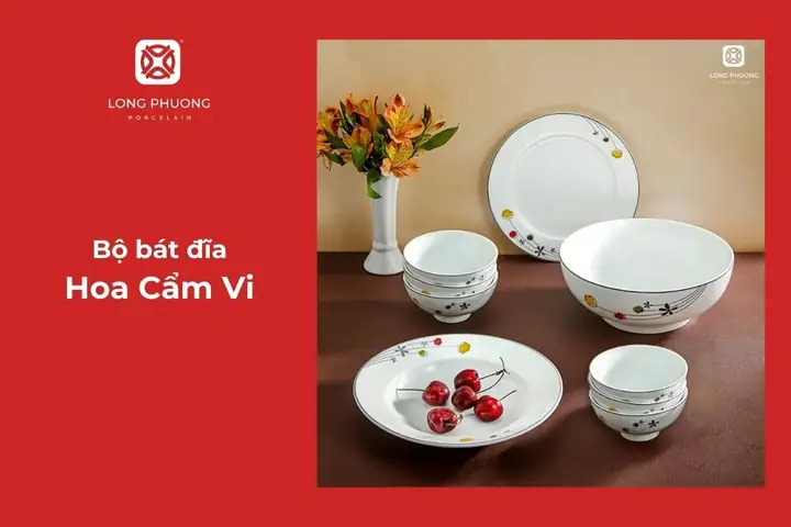 2.2.6 Bộ bát đĩa Hoa Cẩm Vi