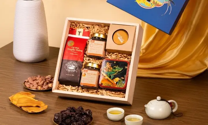 3. Bên trong set quà tặng doanh nghiệp “An Lộc” có gì?