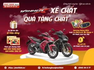 Mua Honda Winner nhận được quà gì?
