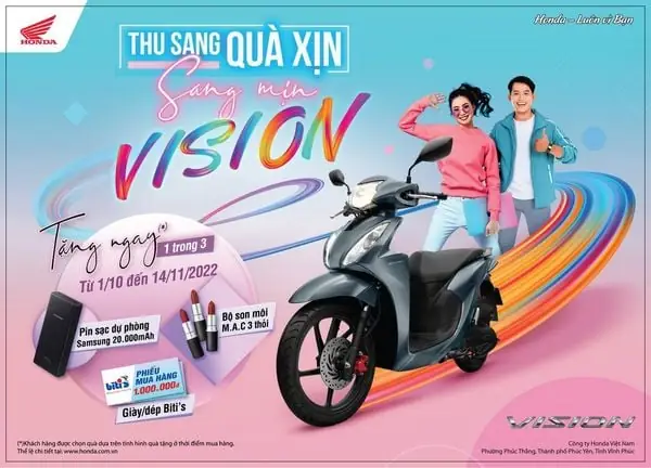 Mua Xe Vision Thường Được Tặng Quà Gì? Những Điều Cần Biết