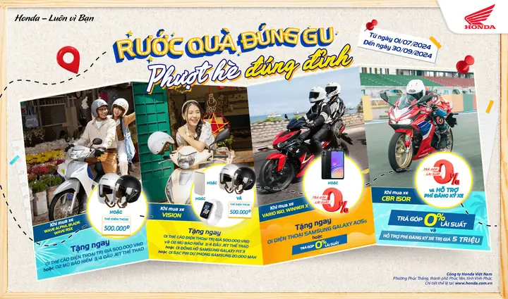Mua Xe Vision Thường Được Tặng Quà Gì? Những Điều Cần Biết